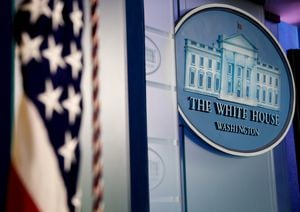 Sala de prensa de la Casa Blanca