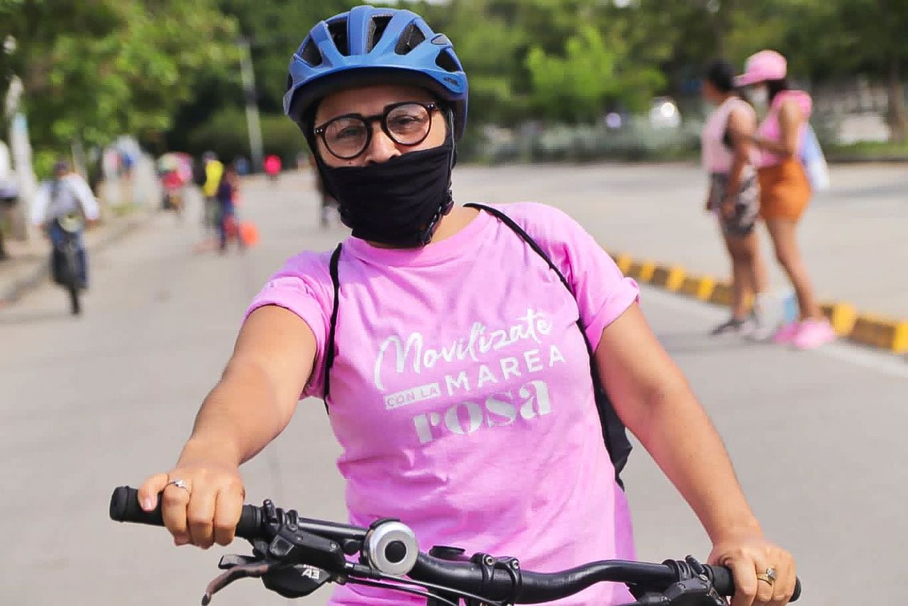 La ciclovía de este domingo se realizará para conmemorar el mes de la lucha contra el cáncer de mama.