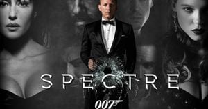 Hoy fue la presentación de 'Spectre', la nueva entrega de las películas del 007. Daniel Cragi repite como James Bond, mientras la sensual Monica Bellucci será la nueva 'chica Bond'. Foto: Pinterest