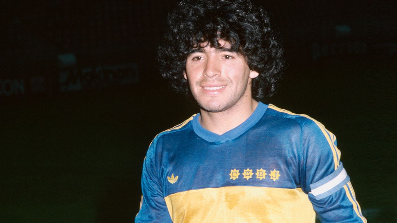 Maradona en Boca Juniors (Getty)
