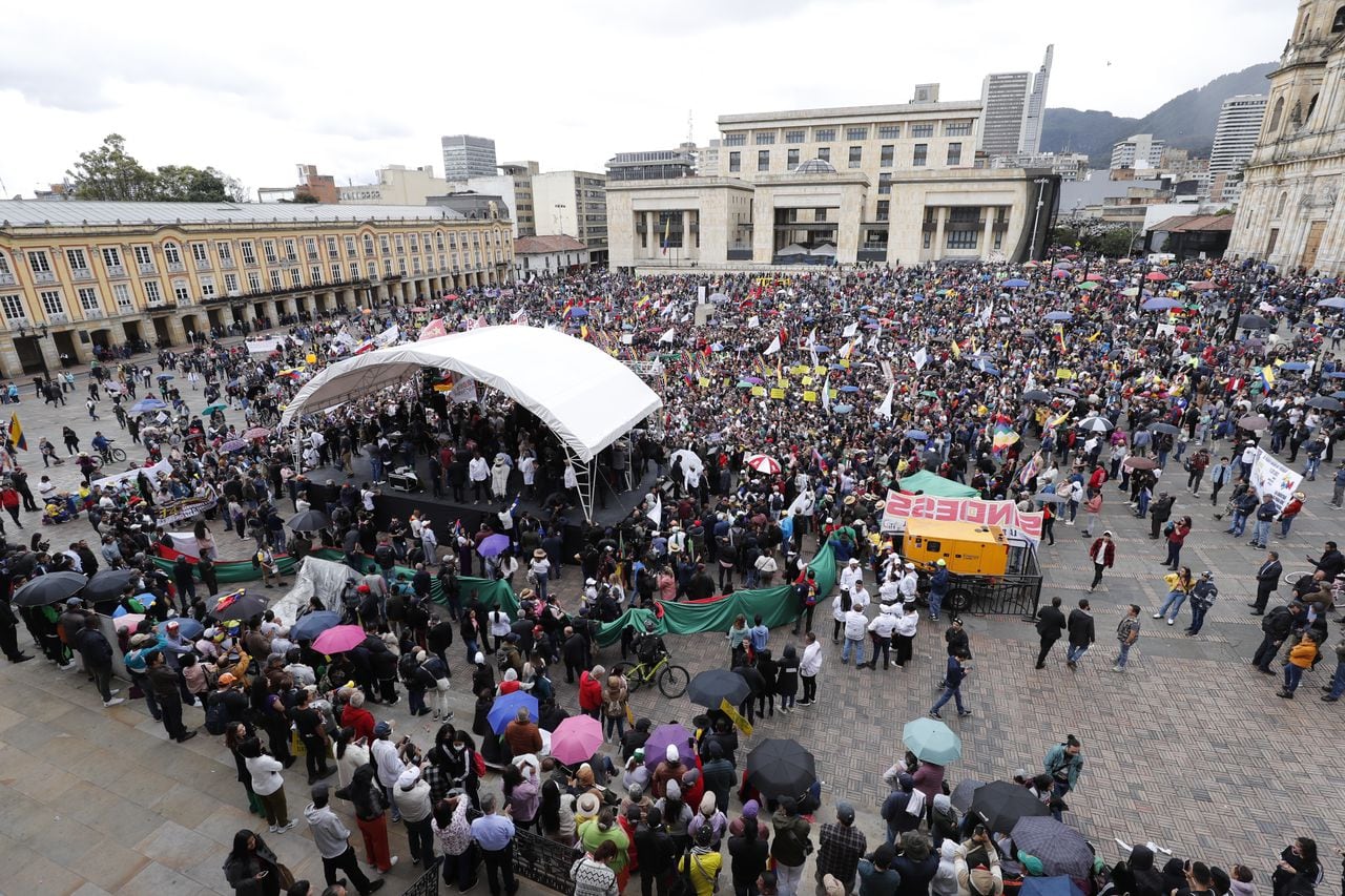 Marchas apoyo al Presidente Gustavo Petro y a las reformas