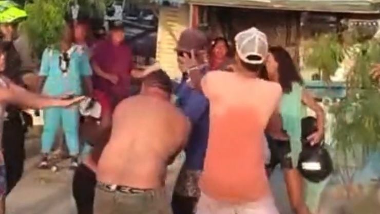 Lancheros y turistas pelearon en Santa Marta.