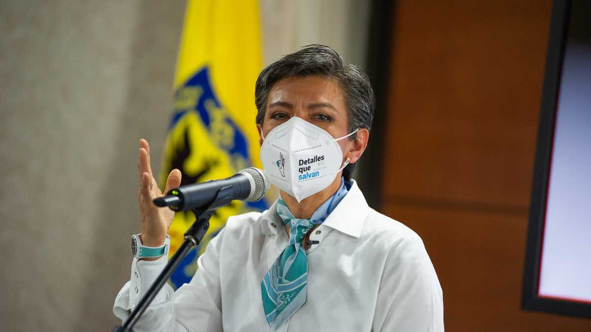 Alcaldesa de Bogotá, Claudia López, habla de vacunación coronavirus, covid 19