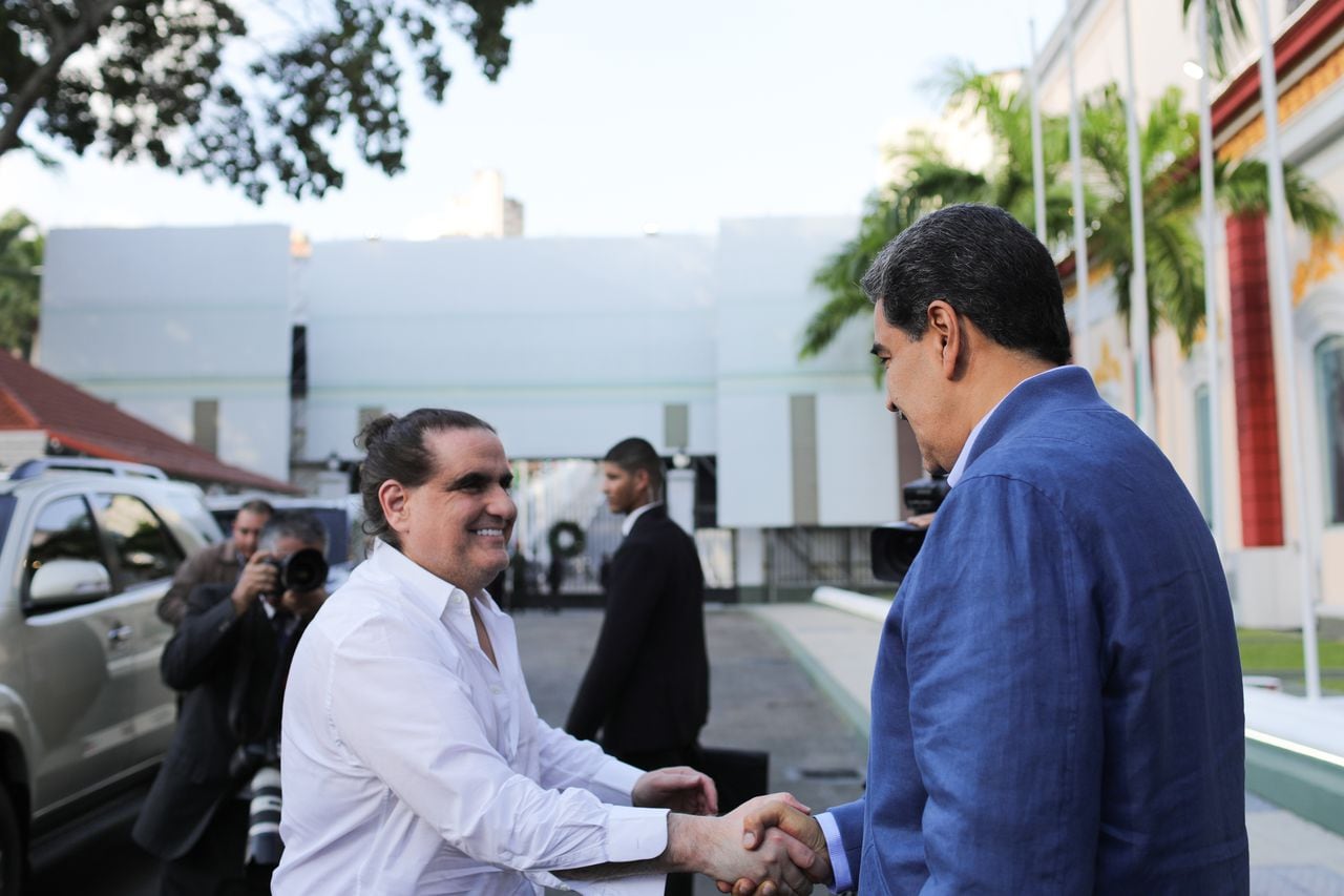Alex Saab con Nicolas Maduro