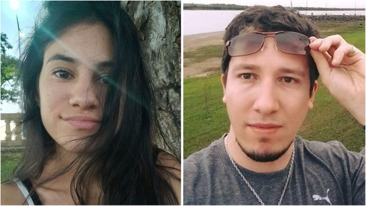 Según las investigaciones preliminares una "obsesión" de Carlos Passarella (derecha) habría terminado con la vida de Valeria Leoncino.