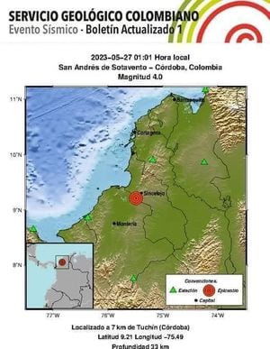 Temblor de 4.0 en Córdoba.