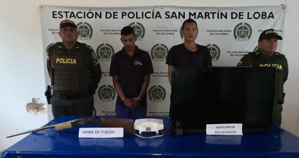 Capturados por hurto en Bolívar