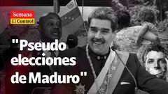 "Farsa y vergüenza": El Control a las "pseudo elecciones" de Maduro en Venezuela.
