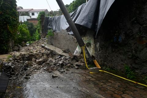 El Salvador fue uno de los países más afectados por el paso de la tormenta Julia. (Photo by Marvin RECINOS / AFP)