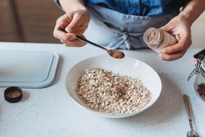 Avena y canela