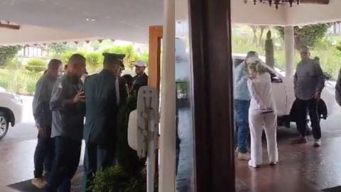 Así fue la llegada del presidente Gustavo Petro al cónclave