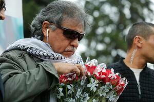 Jesus Santrich
Homenaje a Mono Jojoy de parte de integrantes de la FARC
Bogota 22 septiembre 2017
Foto Daniel Reina Romero
Revista Semana