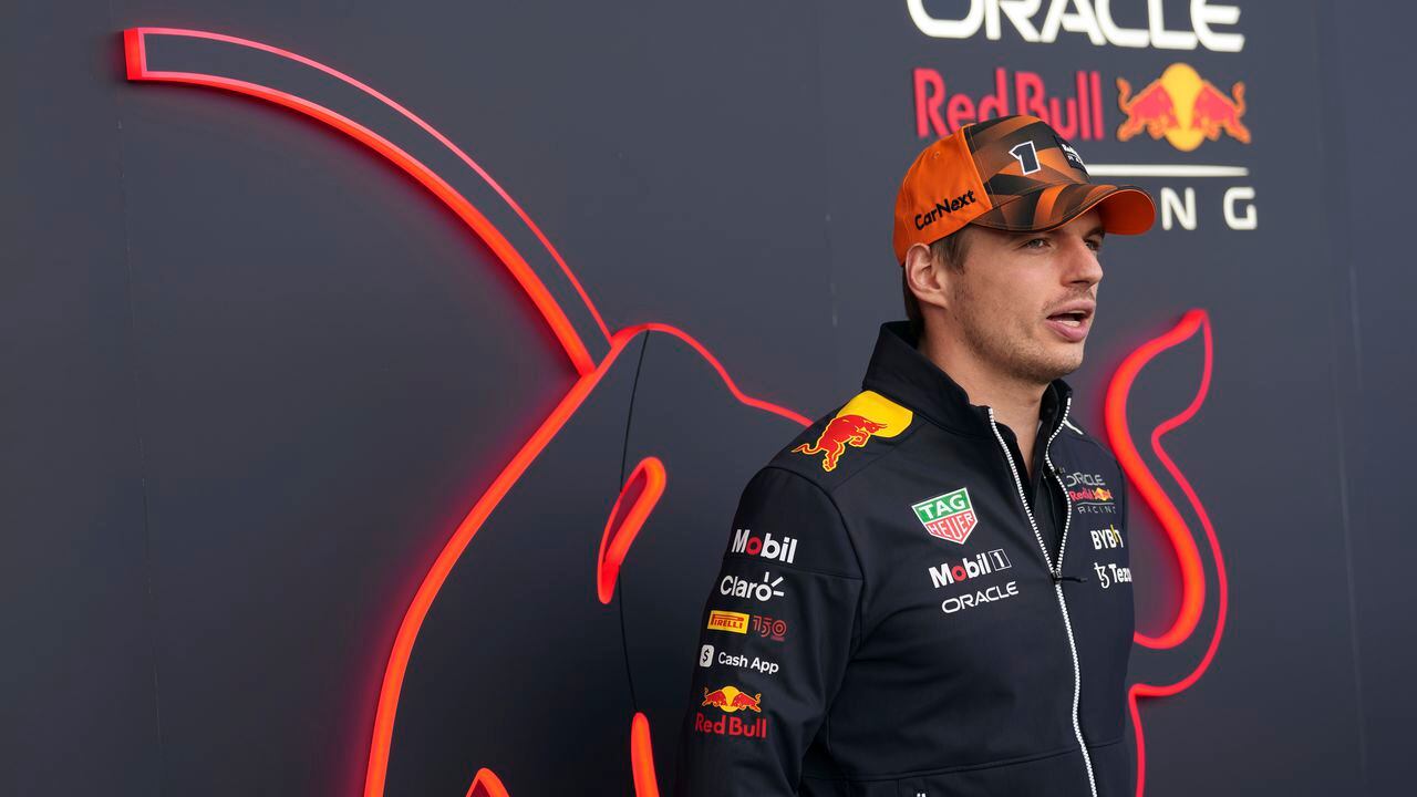 Red Bull driver Max Verstappen of the Netherlands speaks to media before the Japanese Formula One Grand Prix at the Suzuka Circuit in Suzuka, central Japan, Thursday, Oct. 6, 2022. (AP Photo/Eugene Hoshiko)