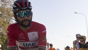 Fernando Gaviria ganó dos etapas en el Tour de Omán disputado la semana pasada