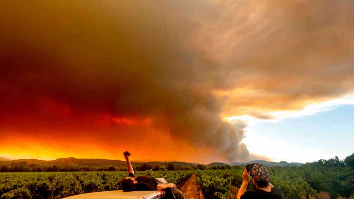 Los incendios, una de las más evidentes pruebas del cambio climático.  Foto: AP