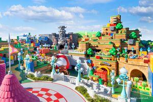 Viste del 'Super Nintendo World', parque en Osaka, Japón, inspirado en el videojuego Mario Bros.