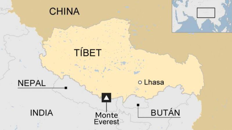 Mapa Tibet BBC - NO USAR