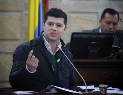 El senador por la coalición Centro Esperanza-Alianza Verde Gustavo Moreno.