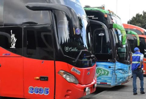 Flota de buses de servicio intermunicipal está lista para transportar a los usuarios que se trasladarán a ejercer su derecho al voto