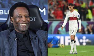 Pelé envió un mensaje de apoyo a Cristiano Ronaldo tras la eliminación de Portugal del Mundial.
