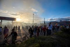 Explosión en la fábrica de pólvora El Vaquero en el municipio de Soacha, Cundinamarca