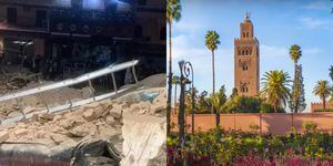 Terremoto en Marrakech, la ciudad más turística de Marruecos.