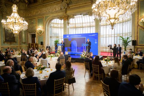 Presidente Iván Duque en visita oficial a España. Madrid, 16 de septiembre de 2021.