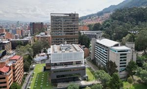 Panorámica Pontificia Universidad Javeriana
Bogotá abril 20 del 2023
Foto Guillermo Torres Reina / Semana