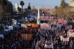 Fuertes protestas se presentaron este sábado en Argentina