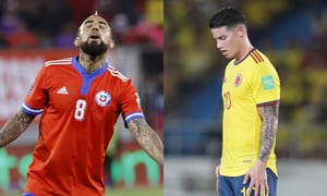 Estrellas suramericanas que no irán a Catar 2022.