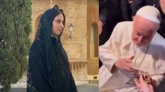 Taliana Vargas se mostró feliz en su visita al Vaticano; reveló detalles de su encuentro con el Papa Francisco