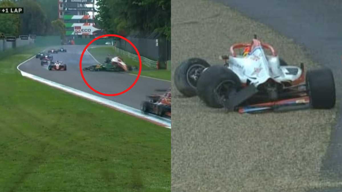 Sebastián Montoya sufrió accidente en el Campeonato de Fórmula Regional Europea