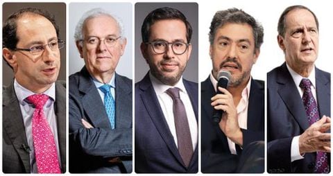 José Manuel Restrepo, José Antonio Ocampo, Lisandro Junco, Juan Ricardo Ortega y Juan Camilo Restrepo.