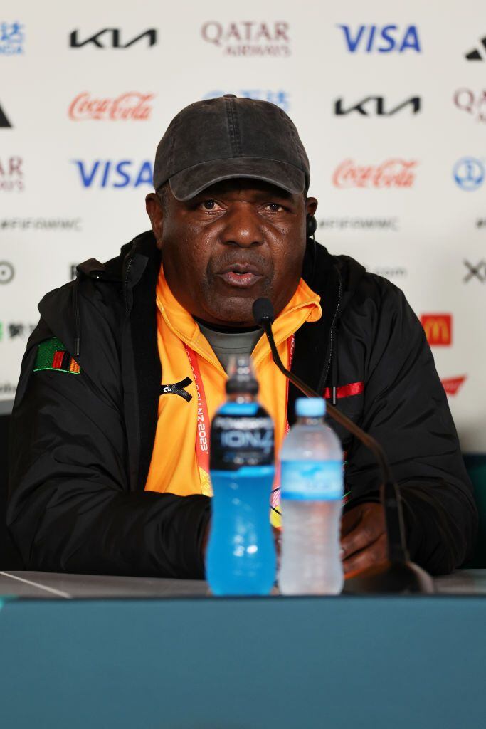 Bruce Mwape, técnico de Zambia.