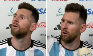 Lionel Messi, jugador de Argentina.