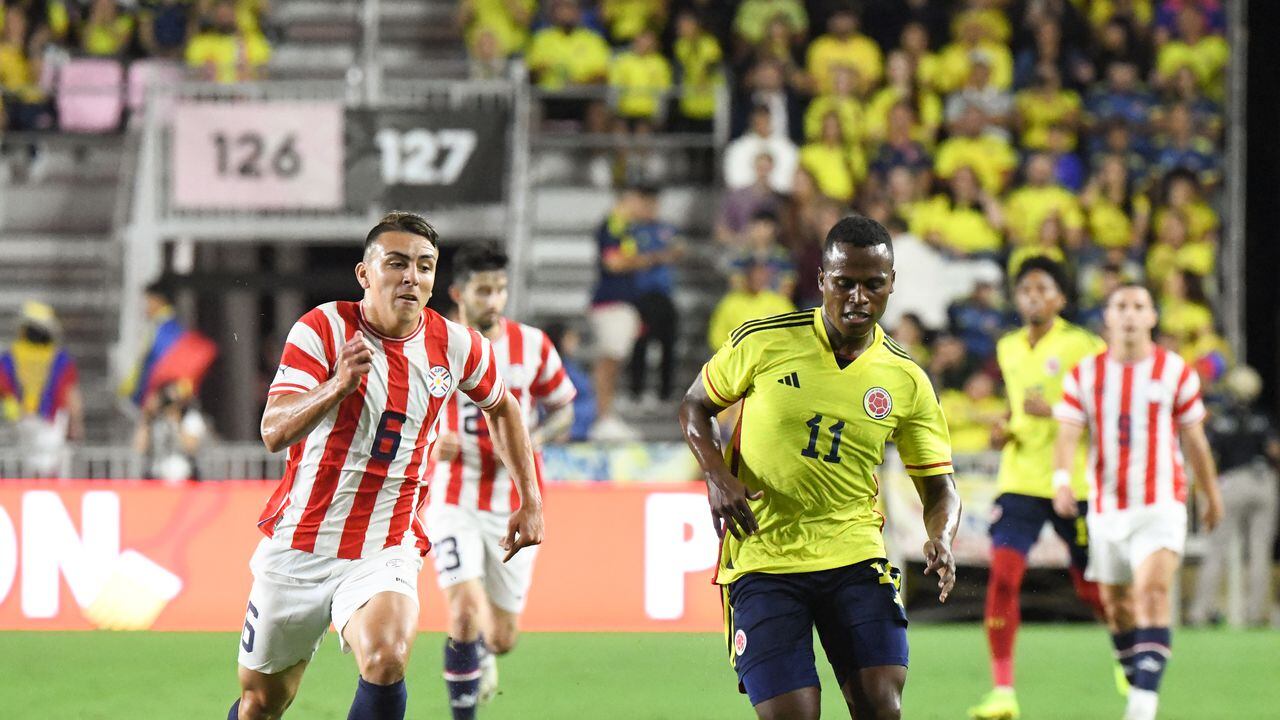 Colombia vs. Paraguay. Foto: FCF