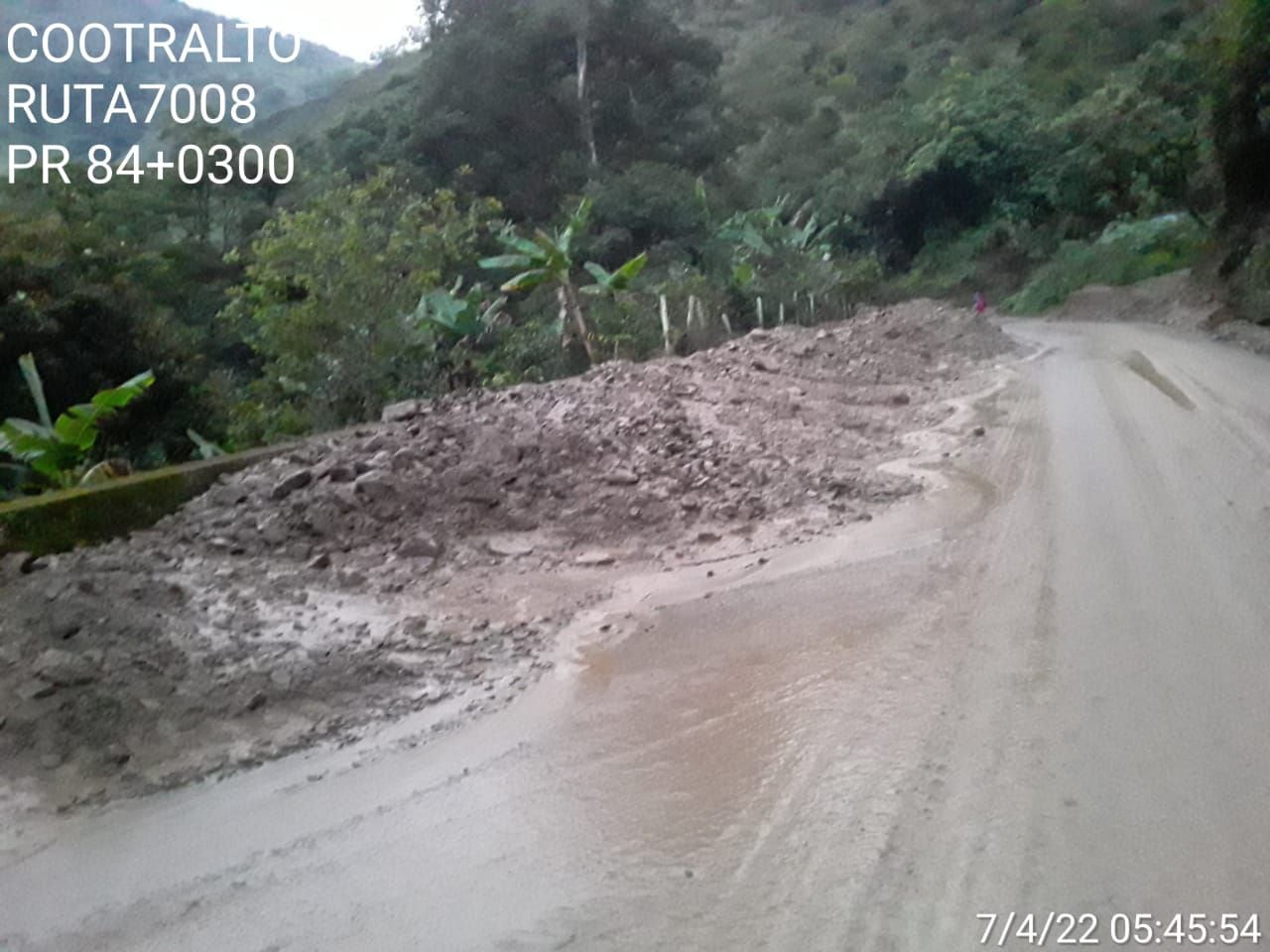 Habilitan vía Pamplona-Cúcuta luego de un accidente de tránsito