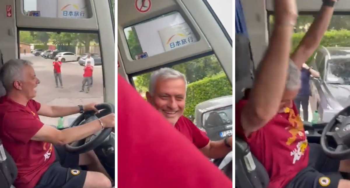 José Mourinho mudou seu papel de treinador para motorista de ônibus em Roma: foi assim que ele fez