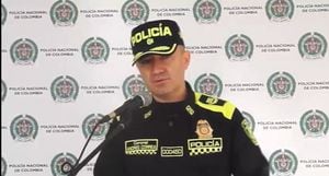 Coronel Carlos Andrés Correa Rodríguez, comandante del Departamento de Policía Sucre.