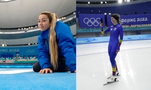 Laura Gómez en los Juegos Olímpicos de Invierno.