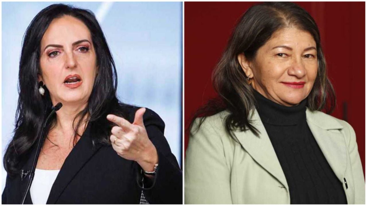 Senadora María Fernanda Cabal y senadora Sandra Ramírez