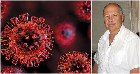 El doctor Chepurnov, de 69 años, decidió exponerse a pacientes con virus sin protección.