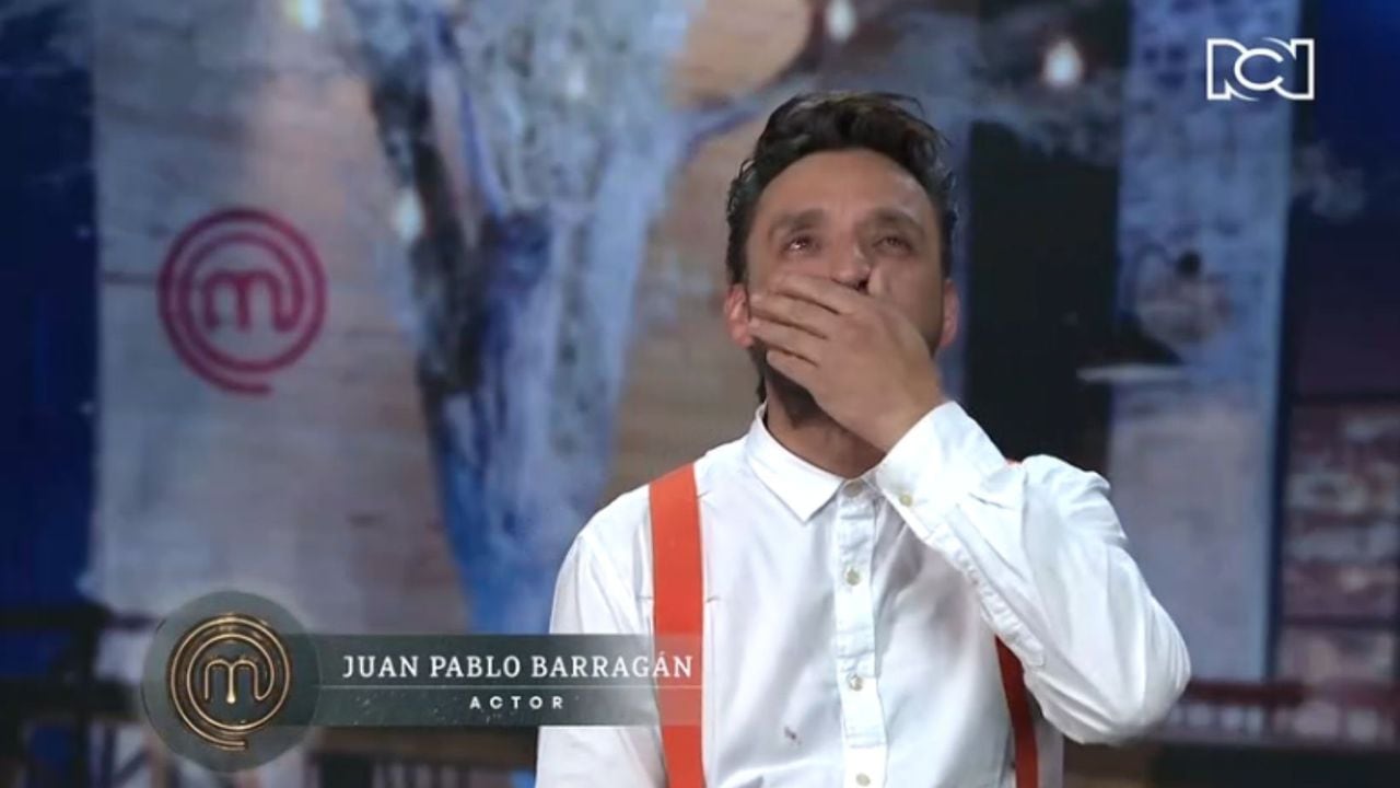"Me siento orgulloso": Entre lágrimas, Barragán celebró un nuevo e importante logro en 'MasterChef'