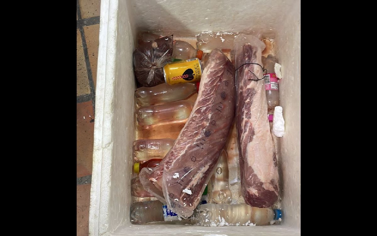 10 kilos de carne fueron hallados.