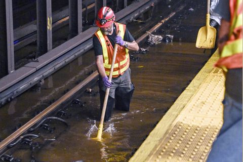 Metro Nueva York inundado