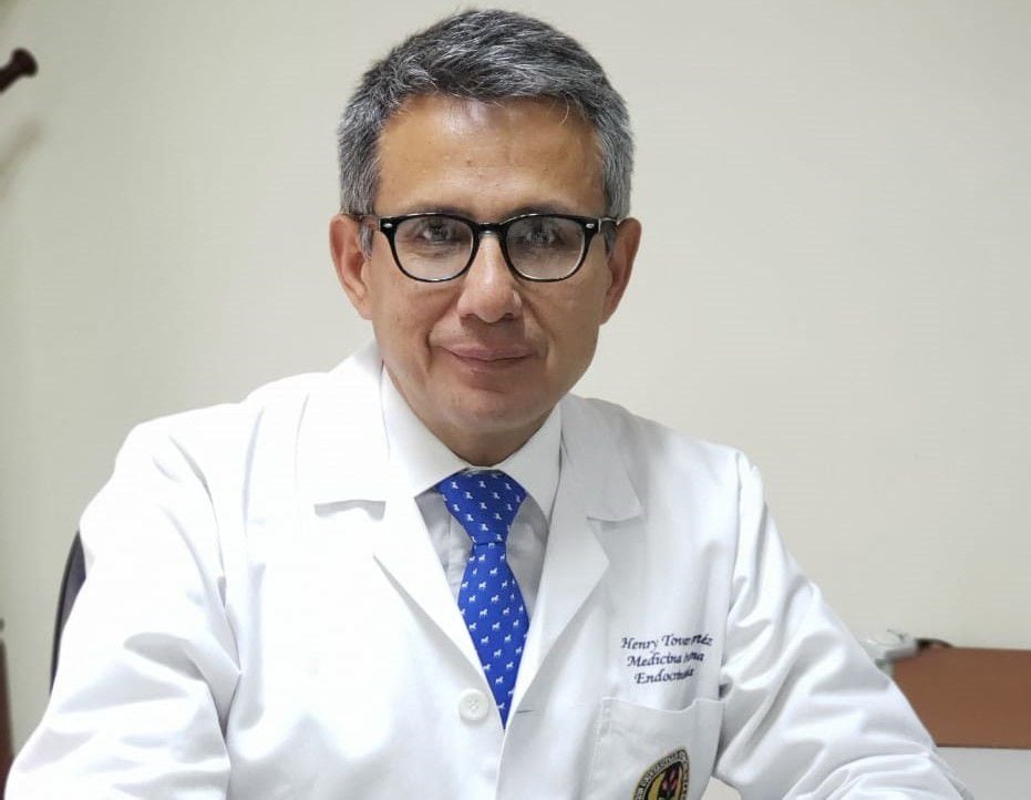 Médico, Henry Tovar Cortés, presidente de la Asociación Colombiana de Endocrinología, Diabetes y metabolismo