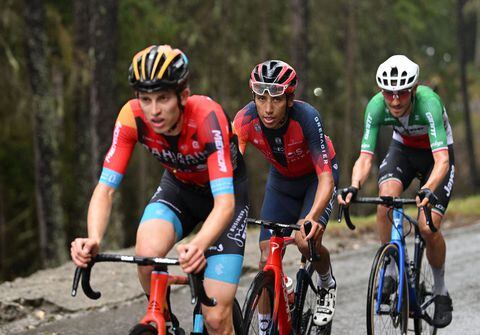 Egan Bernal viene recuperando su mejor forma y de eso dio muestras en la etapa montañosa del Tour de Romandía.