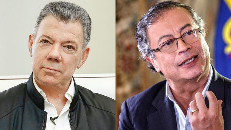 Juan Manuel Santos le responde a Gustavo Petro.