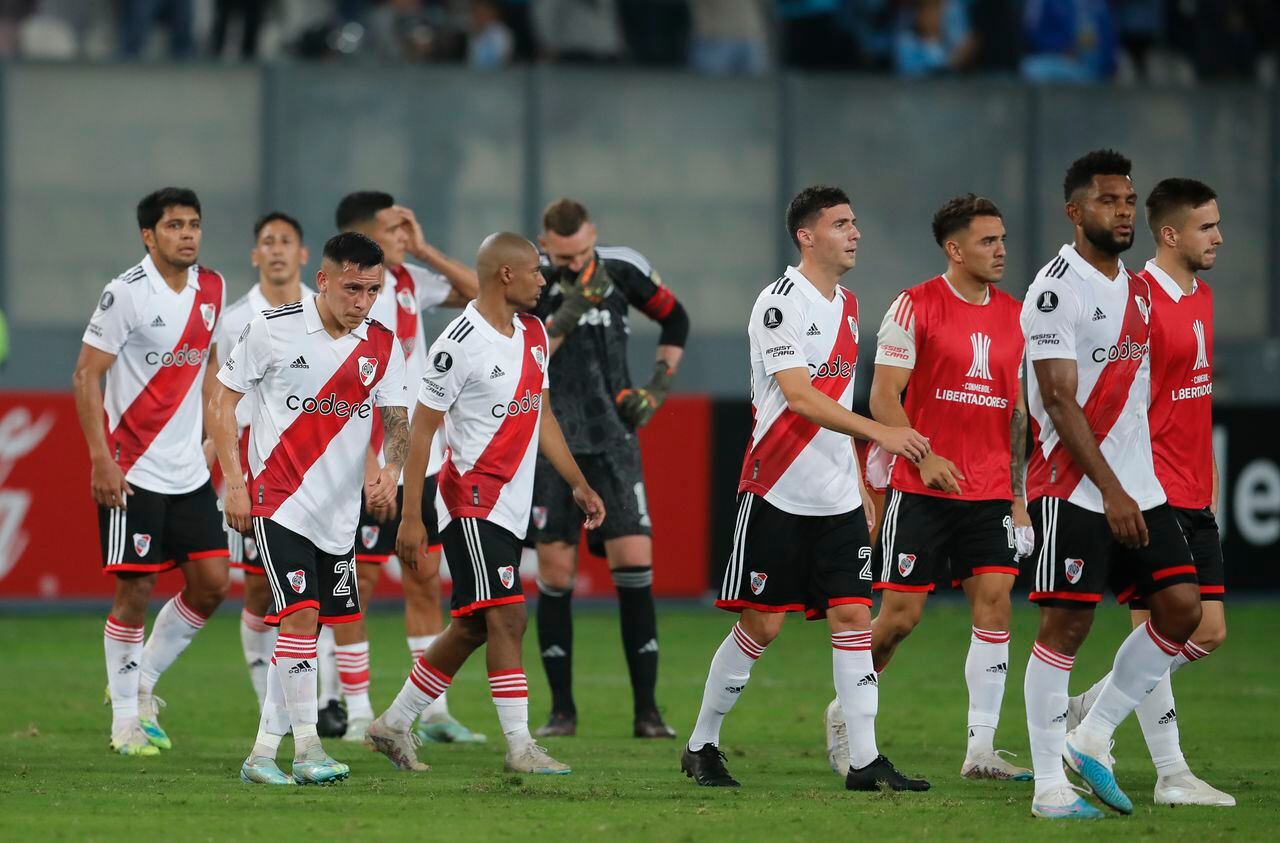 Imagen del juego entre Sporting Cristal y River Plate, por la Copa Libertadores.