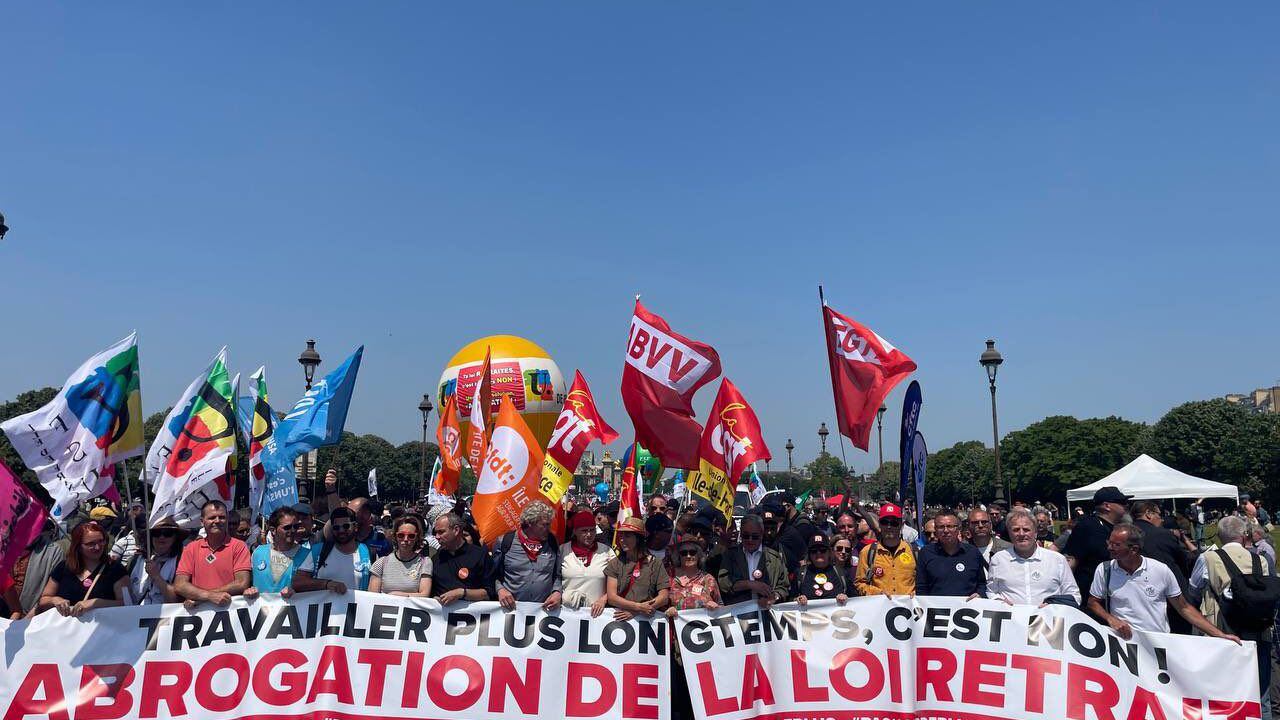 Manifestaciones 6 de junio Francia.